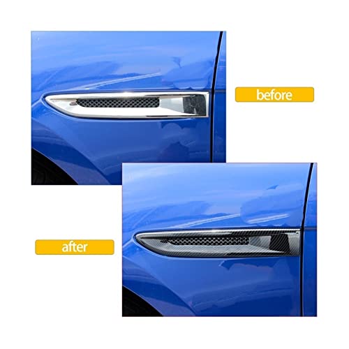 YEJIANGHUA Compatible con Jaguar Xf xfl xe f- Ritmo F Pace X761 Lado del automóvil Fender Outlet Ventete Ventilador Conjunto de la ventilización Decoración del conducto de la rejilla Accesorios Natura