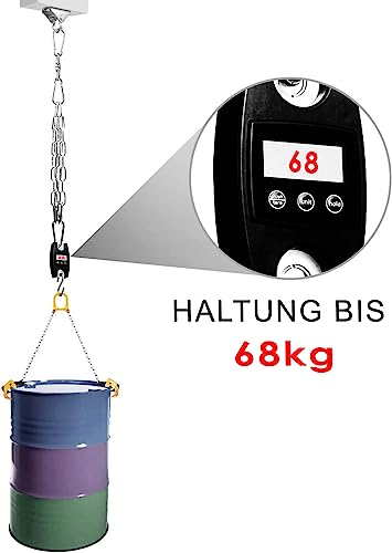 Yes4All Premium Cadena para saco de boxeo con 4 cierres, cadena de suspensión para saco de boxeo, acero inoxidable de alta resistencia, rotación de 360 grados, soporta hasta 68kg/156lbs