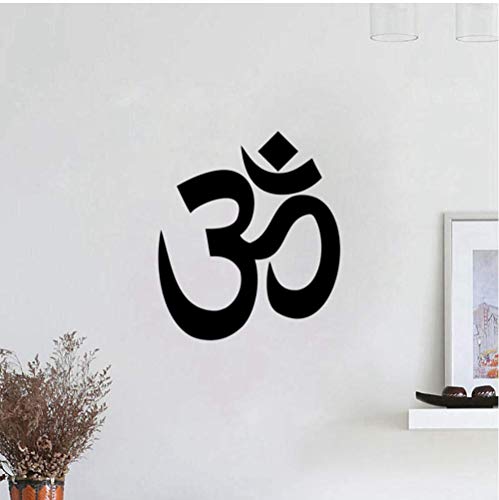 Yoga Wall Vinilos Paredes Om Vinyl Wall Sticker Ohm Decals Wall Quote Wall Decals Desivo De Parede Decoración Del Hogar 45Cmx40Cm