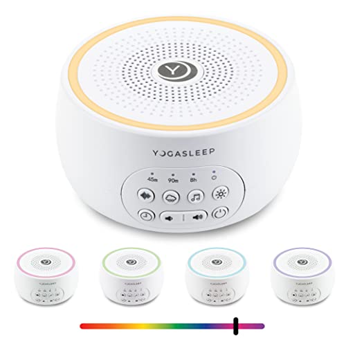 Yogasleep Dreamcenter Multi Sound Machine con luz nocturna | Máquina de sonido para viajes, privacidad de oficina, terapia de sueño | para adultos y bebé | Prueba de 101 noche