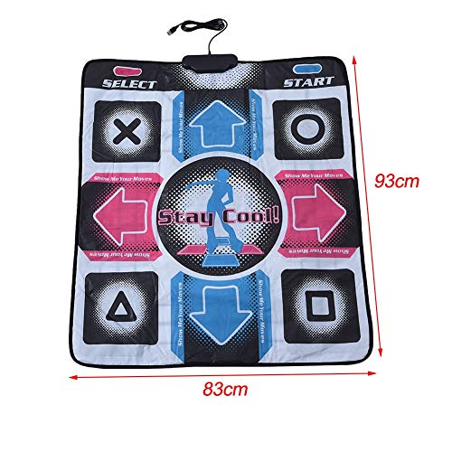 Yosoo Health Gear Dance Game Mat, Dance Pad Controller con Cable USB, Multifunctional Dancing Mat para PC Solo para pc no para TV