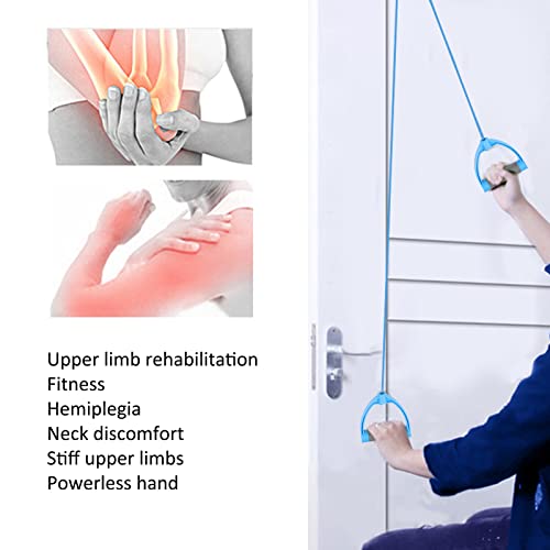 Yosoo Health Gear Polea de Ejercicio de Hombro sobre la Puerta, Puerta de Fisioterapia de Polea de Brazo, Equipo de Rehabilitación de Polea de Hombro de Fisioterapia