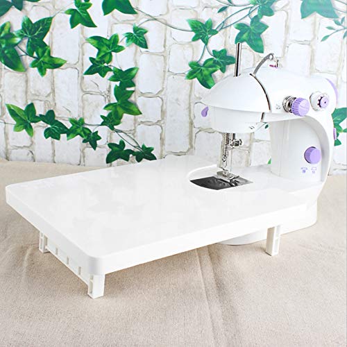 Yuehuam Accesorios para Máquinas de Coser Domésticas Máquina de Coser de Escritorio Universal Mini Plástico Abs con Mesa de Extensión Tablero de Extensión