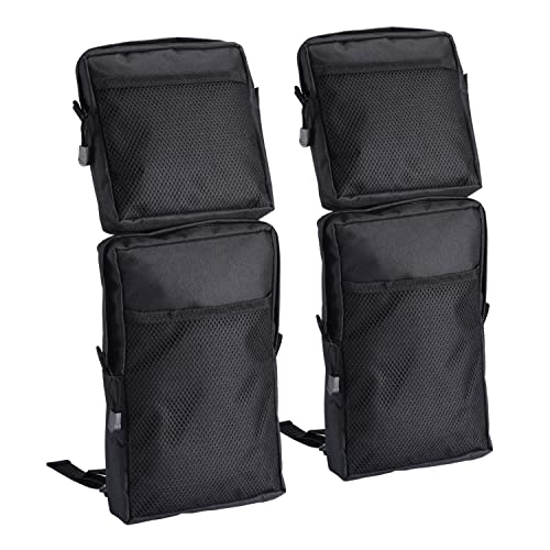 YULLING Bolsas de Almacenamiento para Guardabarros ATV 600D Oxford ATV, Bolsa Colgante Impermeable, Color Negro, 2 PCS