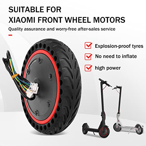 Yungeln Motor Reemplazo de neumático sólido 350w 36v Motor con rueda Compatible con 1S M365 Pro Pro2 Scooter eléctrico