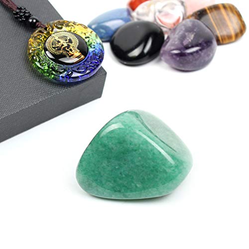 Yunoun Chakra Stones Cristales curativos, Terapia de Cristal, meditación, Reiki - Juego de 7 Chakras