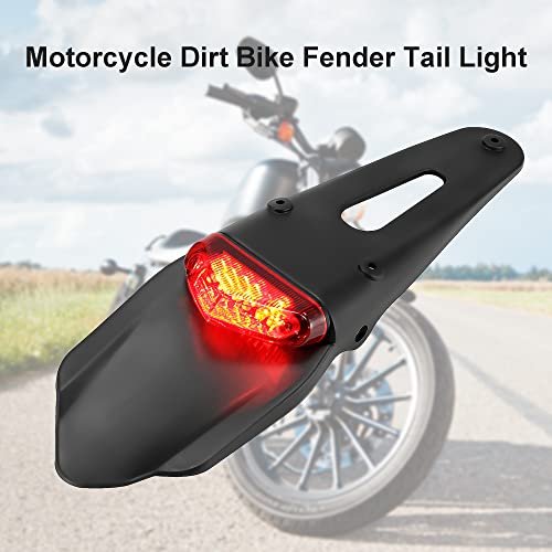 YUNYODA Luz Trasera Led Para Motocicleta Guardabarros Fender Stop Trasero aplicar para Mx Trail Supermoto…