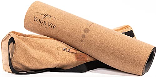 YVS® – Esterilla Yoga Antideslizante + Bolsa Yoga Corcho, Esterilla Yoga Corcho, Yoga Mat, Esterilla Yoga Ecologica, Mat Yoga Corcho, Yoga Mat Antideslizante, Colchoneta Yoga Corcho