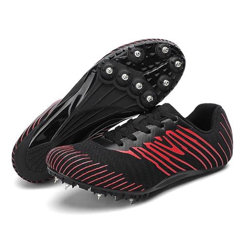 Zapatillas De Atletismo Clavos Zapatos con Clavos para Atletismo Unisex Spikes Atletismo para Pista Zapatos con Clavos Atletismo Resistencia Al Desgaste para Entrenamiento De CompeticióN