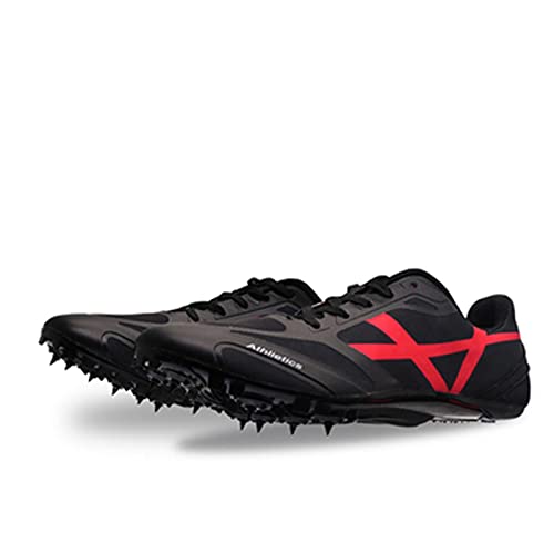 Zapatillas de Clavos Atletismo,con 8 Clavos,Unisex Spikes Atletismo para Pista,Antideslizantes,Atletismo para Velocidad Sprint