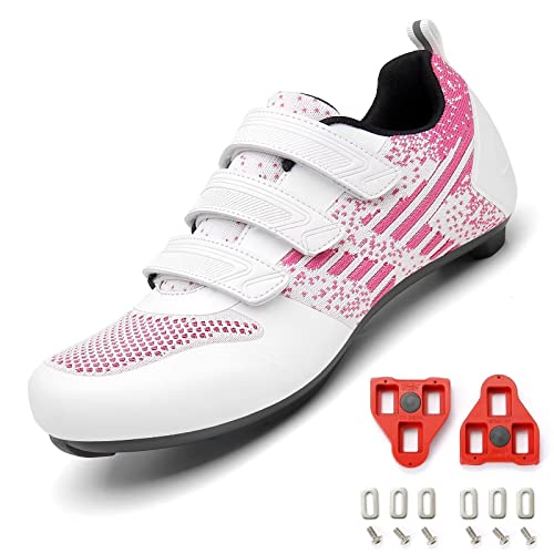 Zapatillas MTB Hombre Zapatillas Spinning Mujer Transpirables Zapatillas Ciclismo Carretera Zapatillas de Bicicleta de Carretera Zapatillas de Ciclismo