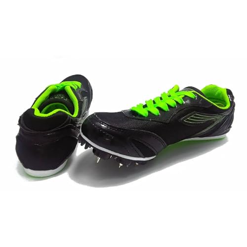 Zapatos con Clavos para Atletismo,Zapatos con Clavos Campo,Zapatillas de Correr con Clavos,Unisex Spikes Atletismo para Pista,Transpirable Antideslizante,para Running,Salto Largo,Training