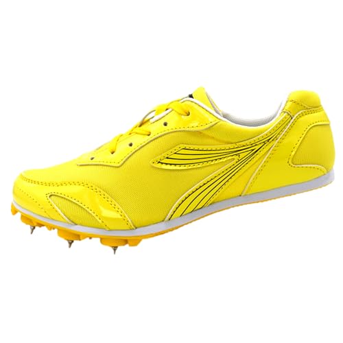 Zapatos con Clavos para Pista Y Campo,Zapatillas De Atletismo Clavos,Zapatillas De Clavos Deportivas,Transpirables De Malla,Unisex,Resistencia Al Desgaste,para Pista Y Campo Deportivas