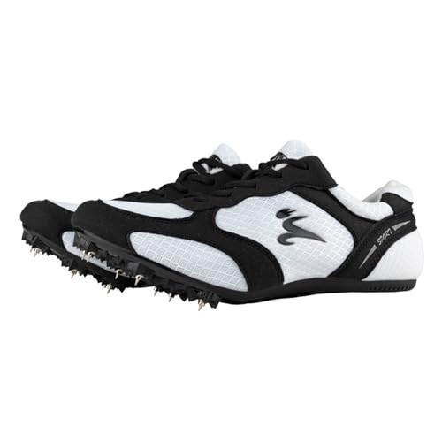 Zapatos con Clavos para Pista y Campo,Zapatillas De Atletismo con Clavos,Zapatos De Atletismo,Unisex,Duraderos,Transpirable,Antideslizante,para Entrenamiento de Competición,jóvenes