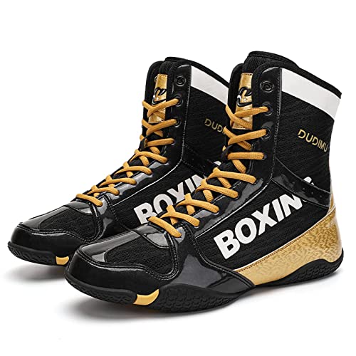 Zapatos de Boxeo para Hombre, Zapatos de Lucha Libre para Adolescentes, Muay tailandés, Kickboxing, Boxeadores, Entrenadores, Deportes de Lucha, Zapatos de Culturismo Transpirables