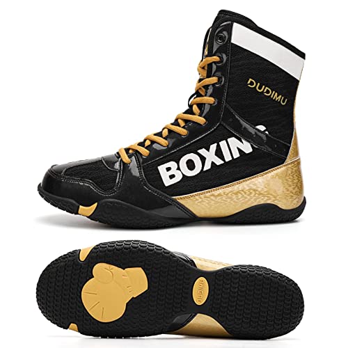 Zapatos de Boxeo para Hombre, Zapatos de Lucha Libre para Adolescentes, Muay tailandés, Kickboxing, Boxeadores, Entrenadores, Deportes de Lucha, Zapatos de Culturismo Transpirables