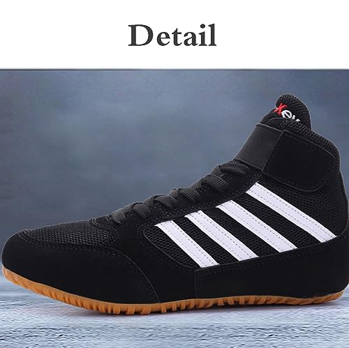 Zapatos de Boxeo,Zapatillas de Lucha,Botas de Boxeo,Unisex,Superior de Malla Transpirable,Antideslizantes,Confort,Duraderos,Capacitación de Fitness Zapatos de Boxeo,para Hombre,Mujer,Juvenil