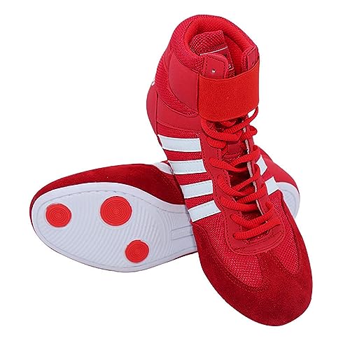 Zapatos de Boxeo,Zapatillas de Lucha,Zapatillas de Deporte de Boxeo,Unisex,Pies Flexibles,Duraderos,Superior de Malla Transpirable,Suela de Goma,Antideslizantes,para Hombre,Mujer,Juvenil