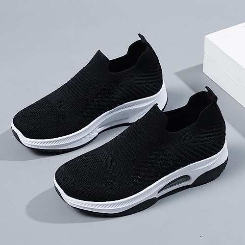 Zapatos de spinning para mujer Zapatos de mujer Comercio al aire libre Suela gruesa Zapatos de mujer Casual Moda Deportiva Zapatos de mujer Zapatos de malla Zapatos impermeables transpirables para