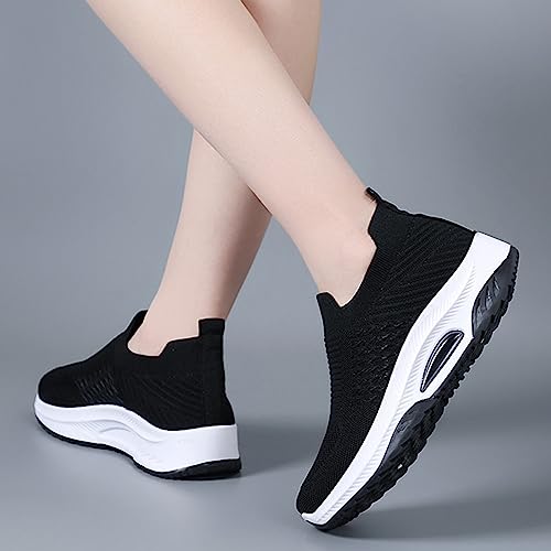 Zapatos de spinning para mujer Zapatos de mujer Comercio al aire libre Suela gruesa Zapatos de mujer Casual Moda Deportiva Zapatos de mujer Zapatos de malla Zapatos impermeables transpirables para