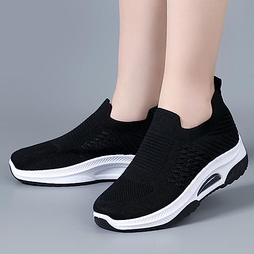 Zapatos de spinning para mujer Zapatos de mujer Comercio al aire libre Suela gruesa Zapatos de mujer Casual Moda Deportiva Zapatos de mujer Zapatos de malla Zapatos impermeables transpirables para