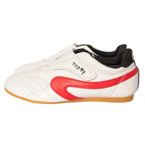 Zapatos de Taekwondo,Zapatilla de Artes Marciales,Zapatos de Boxeo,Zapatos de Tai Chi,Unisex,Cuero,Antideslizantes,Transpirables,para Kung Fu,kárate,Principiantes,Adultos,niños