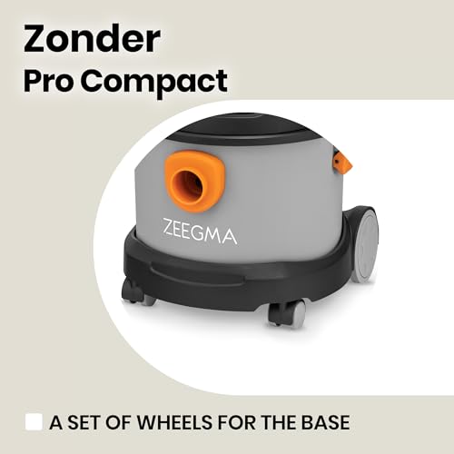 Zeegma ZONDER Pro Compact Aspirador en Seco y Húmedo, Aspirador Industrial Compacto 1000W, Contenedor 6 L, Ventosa Limpieza Tapicerías y Alfombras, Función Soplado, Aspiradora Industrial