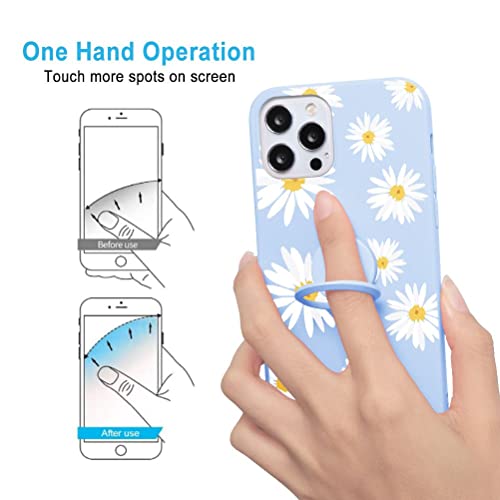 ZhuoFan Funda para Xiaomi Redmi Note 10 Pro 4G/10 Pro MAX 6,67'', Carcasa con Correa Cuerdas Cuello Cadena Anillo Soporte Kickstand Ring Holder Silicona Antigolpe Slim Muchacha Case, Flor