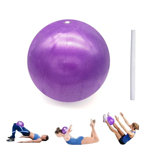 ZKGYUS Pelota Pilates 25cm Softball Pilates Pequeña Pelota de Ejercicios de Yoga y Pilates de 9,8 Pulgadas para Entrenamiento de Equilibrio de Estabilidad para Entrenamiento de núcleo