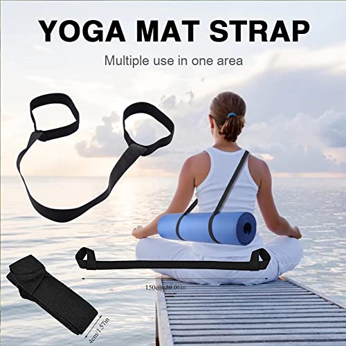 ZLXFT Correa para Esterilla de Yoga, Porta Esterilla Yoga,Correa de Transporte para Esterilla de Yoga Todos,Adjustable para Hombro, Pilates, Yoga, Ejercicios, Aeróbica, Colchoneta Fitness