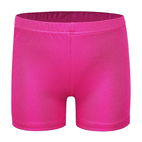 ZNYUNE Niña Maillots de Gimnasia Multicolor Conjunto de 3 Piezas B180 TQ-Rosa 10A