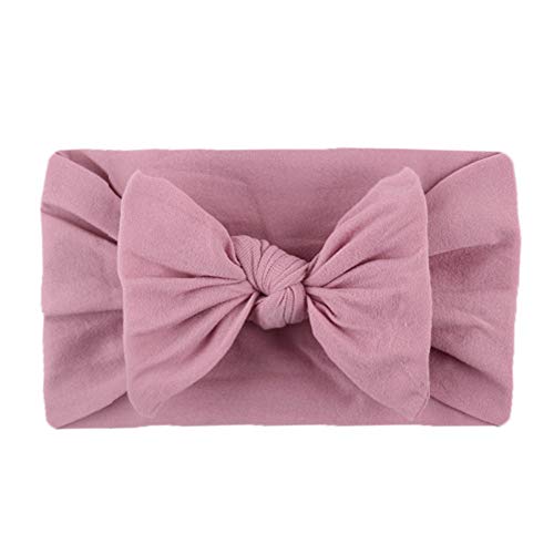 ZOCONE 8 Piezas Diademas Bebé Niña Cinta Pelo Bebe Elástico Lazo Diademas Suave Turbante Bebé Niña Hairband Multicolores Headband Nylon Diademas para Bebé Recien Nacidos Niñas