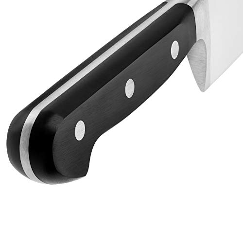 ZWILLING Juego de cuchillos, 3 piezas, cuchillo para manteca de cerdo, para carne, de chef, Mango especial de acero inoxidable/plástico, Professional S